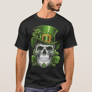 T-shirt Crâne de Sucre Saint-Patrick Trèfle