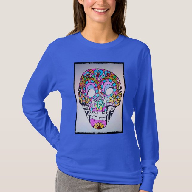 T-shirt Crâne de Sugary (Devant)