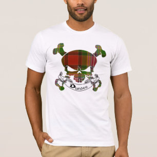 T-shirt Crâne de tartan de Dundee