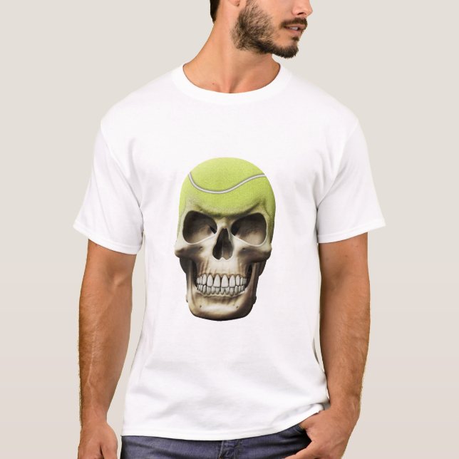 T-shirt Crâne de tennis (Devant)