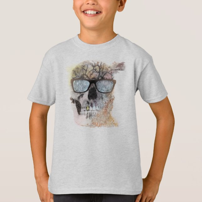 T-shirt Crâne de Texty (Devant)