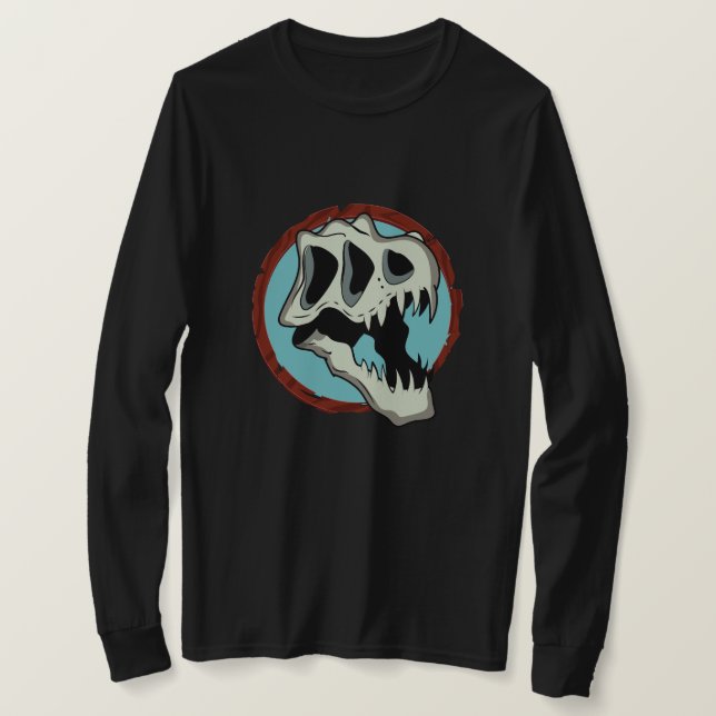 T-shirt Crâne de Tyrannosaurus (Design devant)