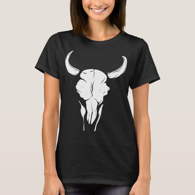 T-shirt Crâne de vache (Devant)