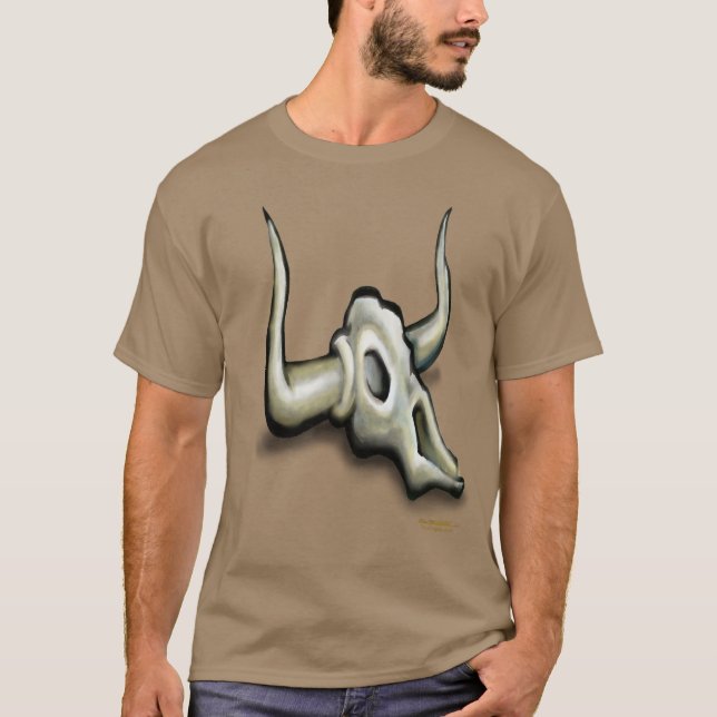 T-shirt Crâne de vache (Devant)