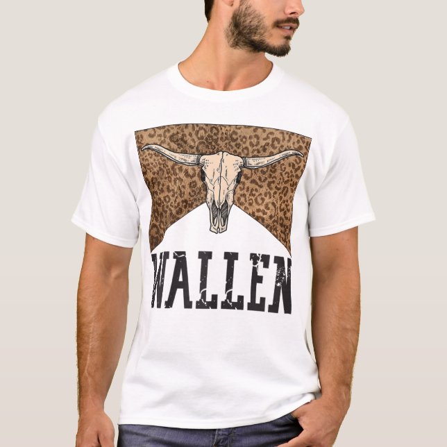 T-shirt Crâne de vache Wallen West (Devant)