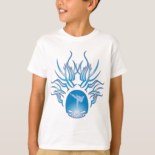 T-shirt Crâne des arts martiaux (Devant)