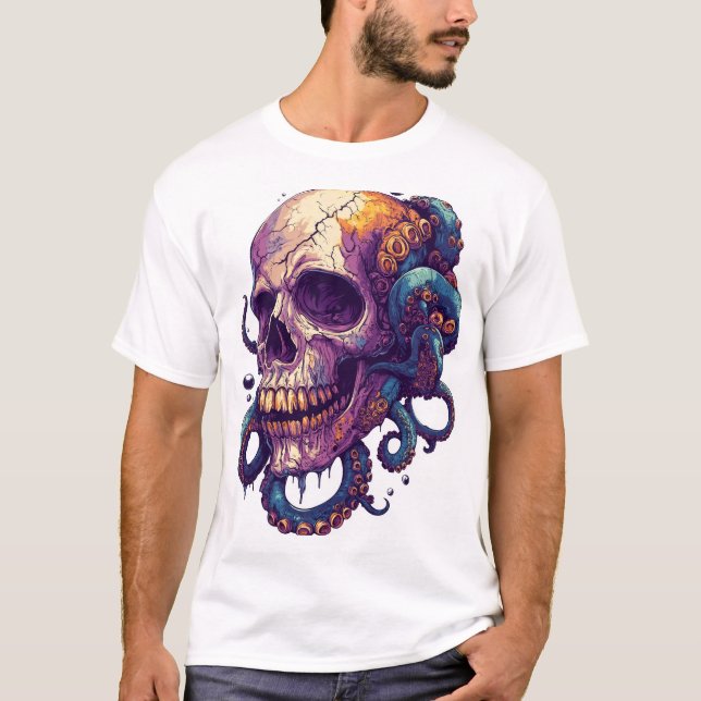 T-shirt Crâne des profondeurs (Devant)