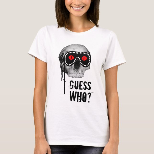 T-shirt Crâne - Devinez qui? personnalisable (Devant)