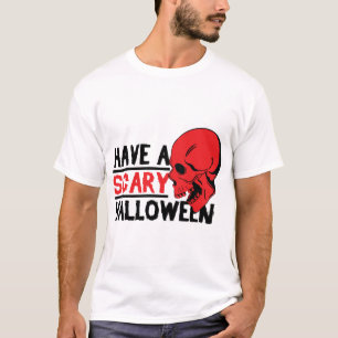 T-shirt Crâne d'Halloween - Joyneuse Halloween effrayant