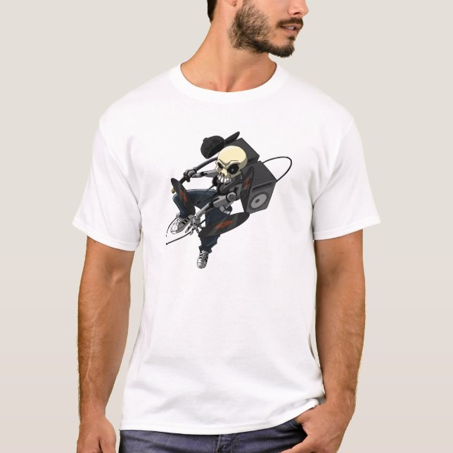 T-shirt Crâne DJ Ninja (Devant)