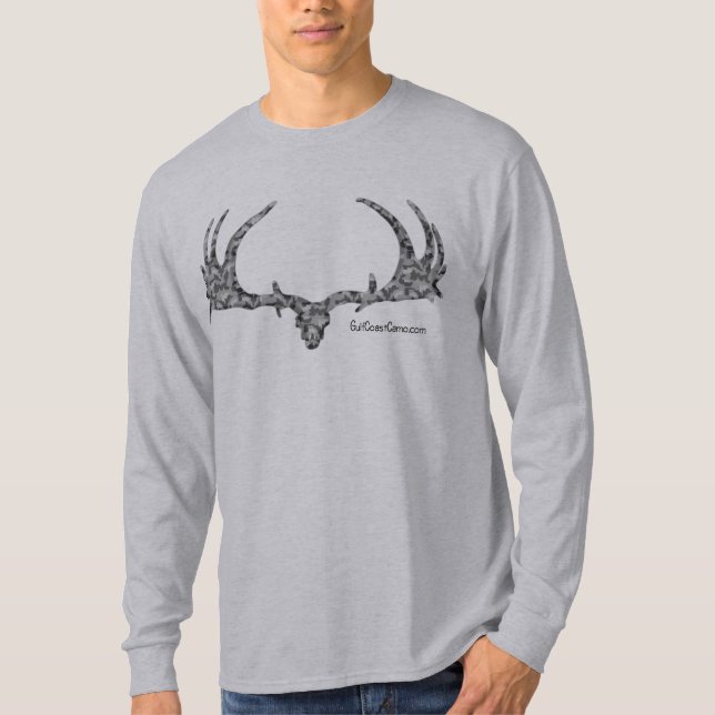 T-shirt Crâne d'orignaux dans Camo urbain (Devant)