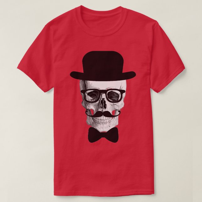 T-shirt crâne du casquette 1 (Design devant)