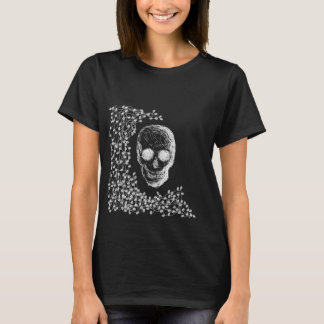 T-shirt Crâne, en blanc.
