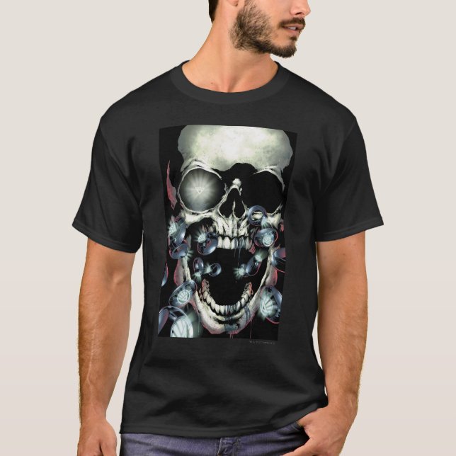 T-shirt Crâne et anneaux - Couleur (Devant)