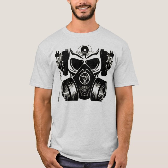 T-shirt Crâne et chemise de Gasmask (Devant)