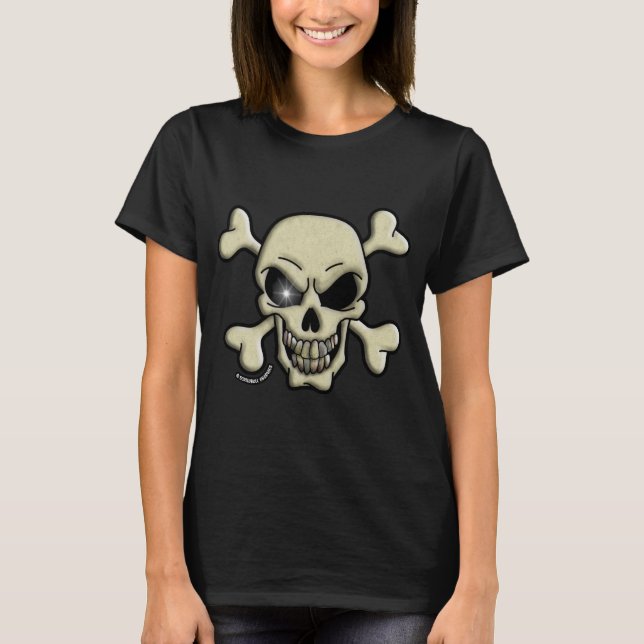 T-Shirt Crâne et Os (Devant)