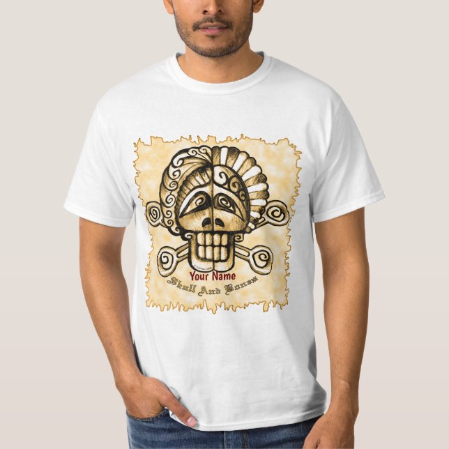 T-shirt Crâne et Os  (Devant)