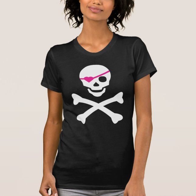 T-shirt Crâne et os croisés (Devant)