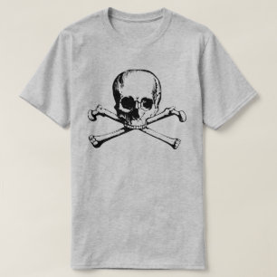 T-shirt Crâne et os croisés