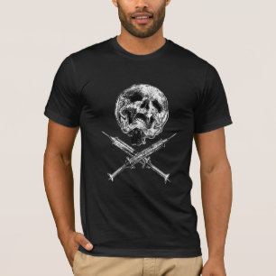 T-shirt Crâne et seringues