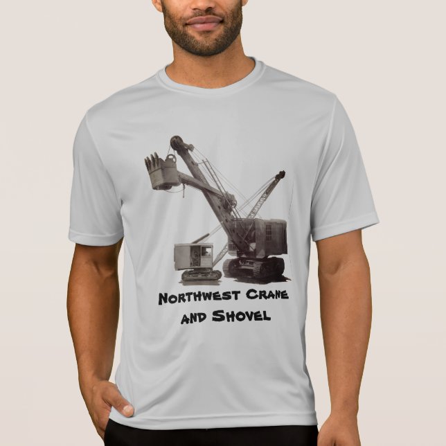 T-shirt Crane et Shovel (Devant)