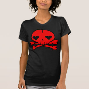 T-shirt Crâne Étrange Style Kawaii Gothique