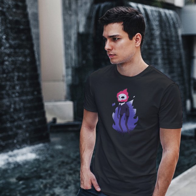 T-shirt Crâne flamboyant d'Halloween (Créateur téléchargé)