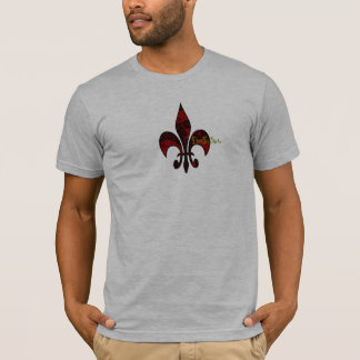 T-shirt Crâne-fleur-De-lis