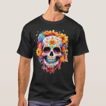 Crâne floral 19