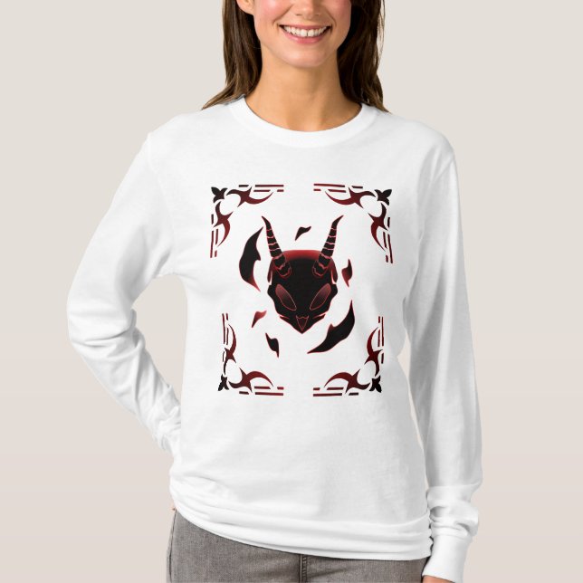 T-shirt crâne foncé (Devant)