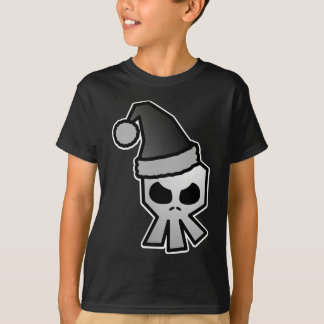 T-shirt Crâne foncé de Goth le père noël