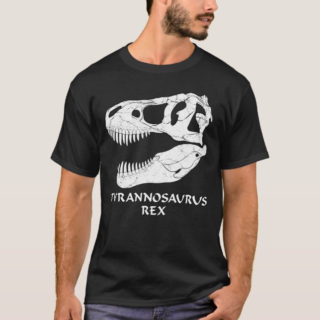 T-shirt crâne Fossil Tyrannosaurus Rex (Devant)