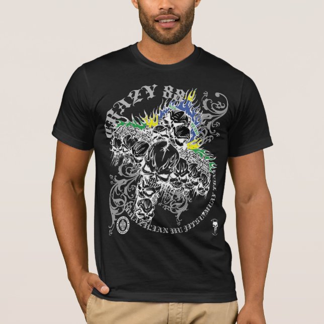 T-SHIRT CRÂNE FOU DES 88 DÉCÈS (Devant)