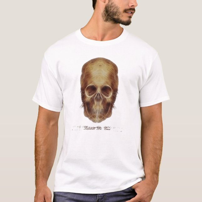 T-shirt Crâne Frac de Leonardo da Vinci (Devant)