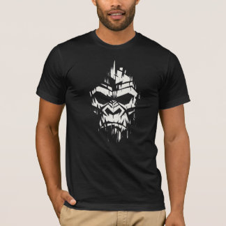 T-shirt Crâne Géométrique Brutaliste Graphique - Gorille
