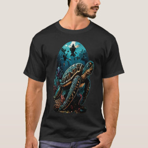 T-shirt Crâne gothique avec Art sombre de corbeau