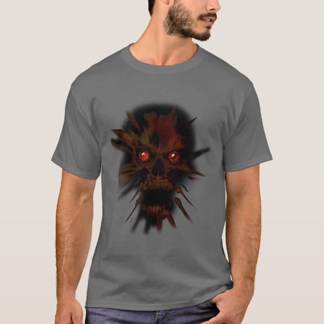 T-shirt Crâne hanté (Devant)