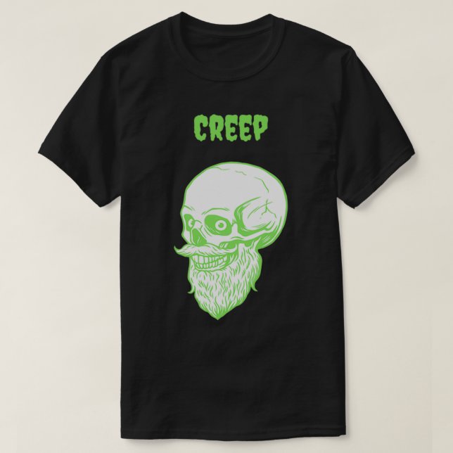 T-shirt Crâne hérissé (Design devant)
