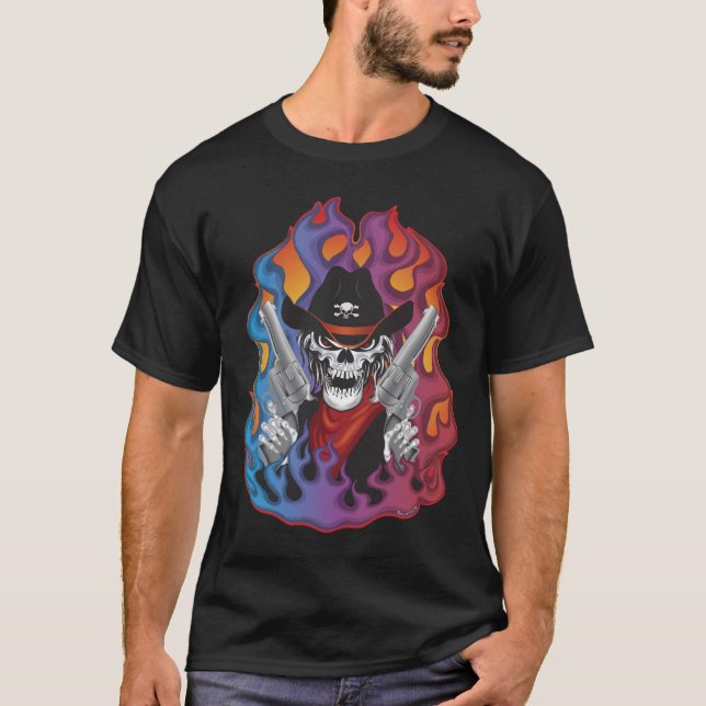 T-shirt Crâne hors-la-loi (Devant)