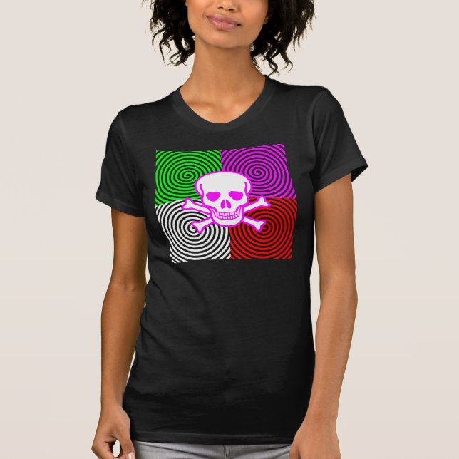 T-SHIRT CRÂNE HYPNOTIQUE MULTIPLE (Devant)