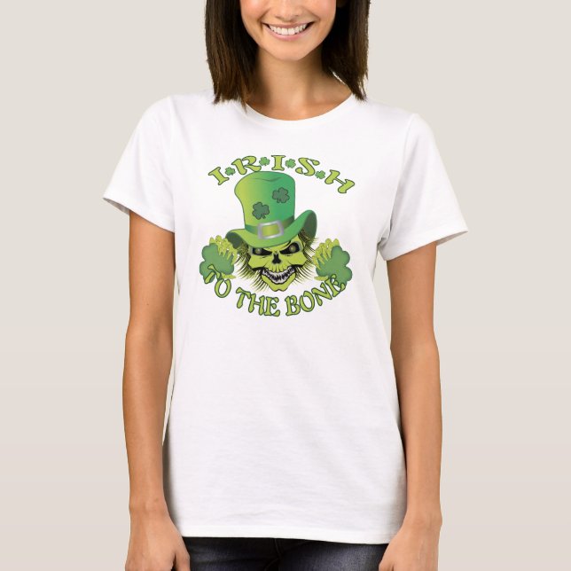 T-shirt Crâne irlandais (Devant)