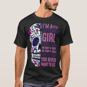 T-shirt Crâne J'ai trois côtés 3 septembre GIrl Mexique