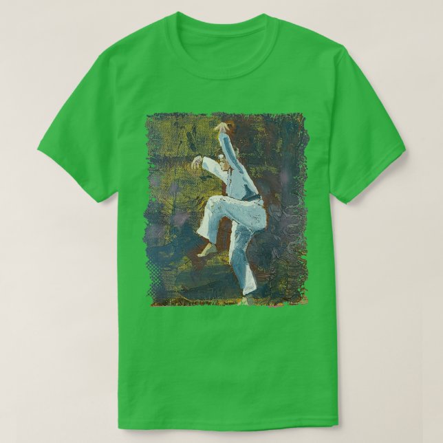 T-shirt Crane Kick Karate Kid 1 (Design devant)