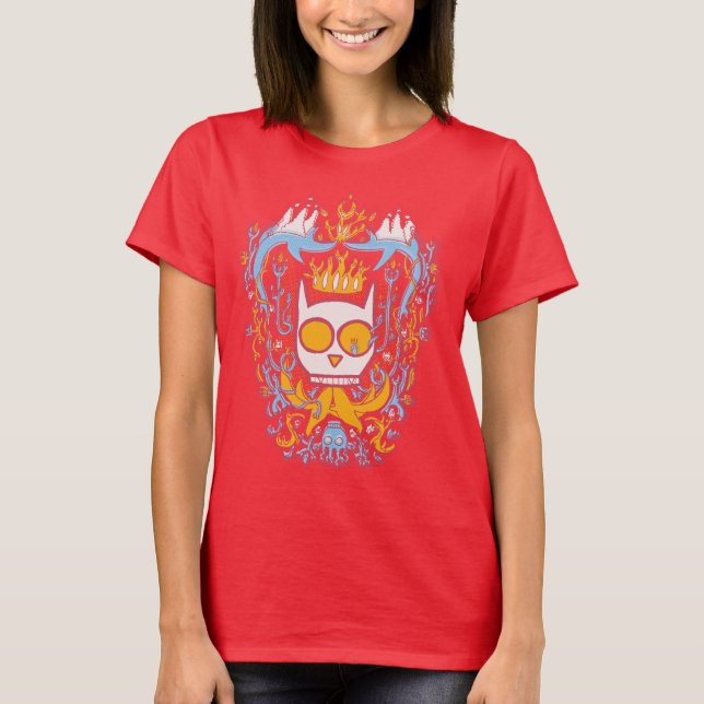 T-shirt crâne kitty (Devant)