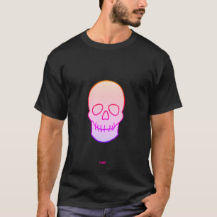 T-shirt Crâne - lueur néon