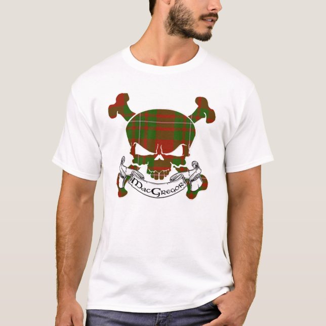 T-shirt Crâne MacGregor Tartan (Devant)