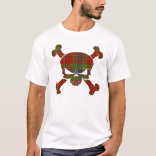 T-shirt Crâne MacLean Tartan Pas de bannière