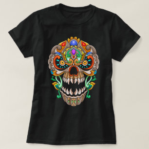 T-shirt Crâne Mandala