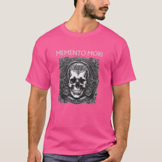 T-shirt crâne Memento Mori philosophie stoïcienne Hommes F