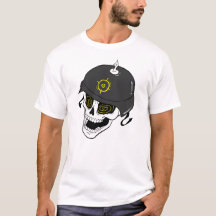 Crâne métallique lourd